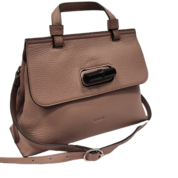 Gucci Handbags - Gucci Bamboo Daily Top Handle Bag Leather Small